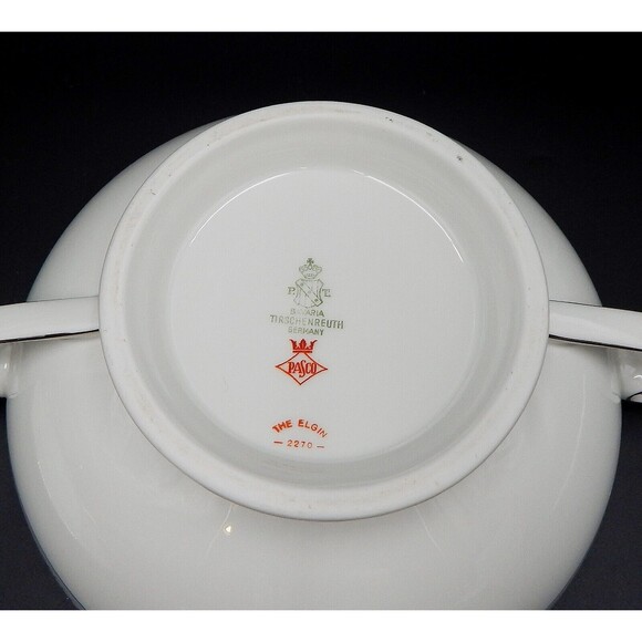 Tirschenreuth Bavaria The Elgin #2270 Lidded Covered Serving Casserole 8 In - Picture 9 of 12